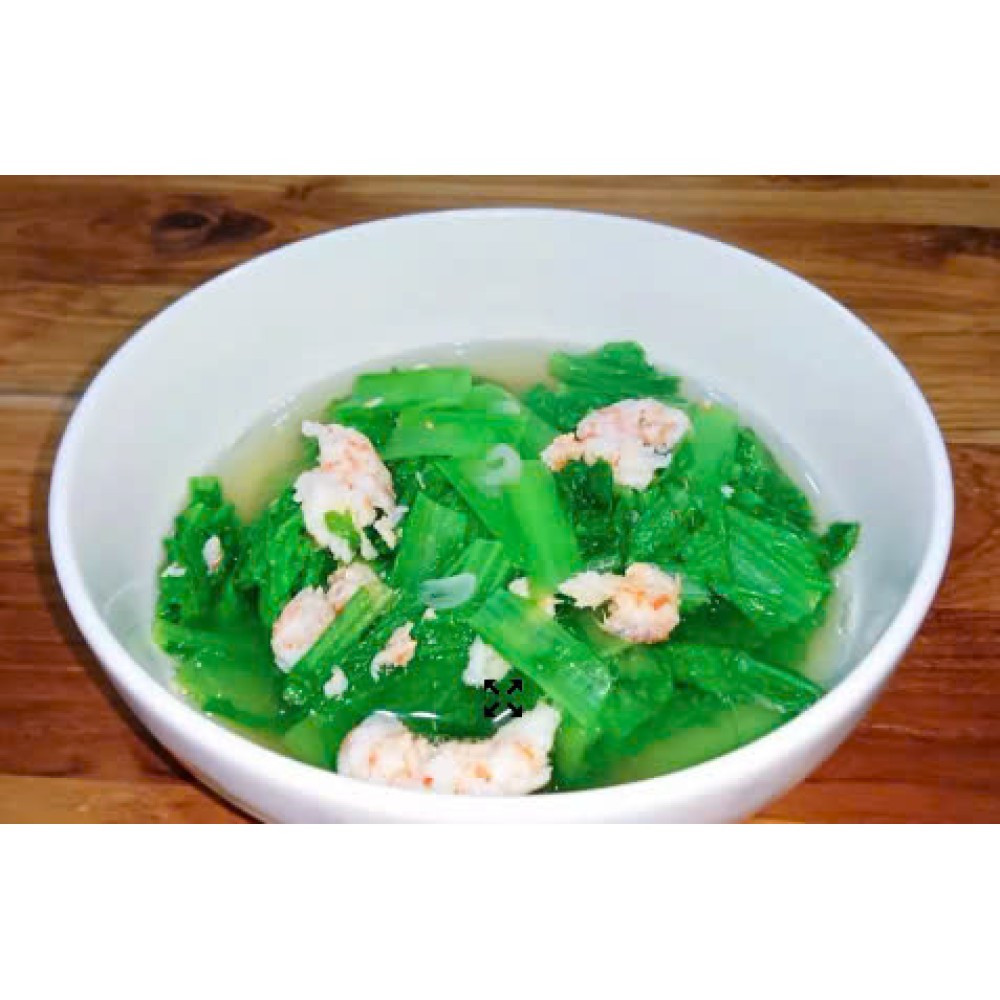Canh Cải Bẹ Xanh Tôm Bằm